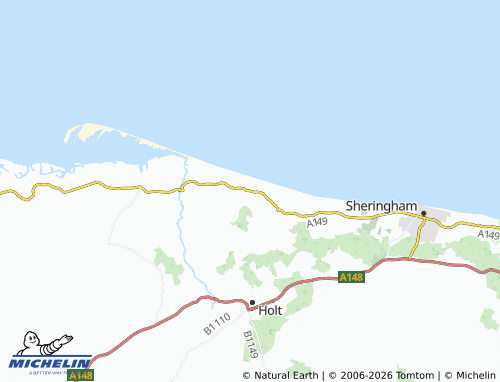 Carte MICHELIN Salthouse - ViaMichelin