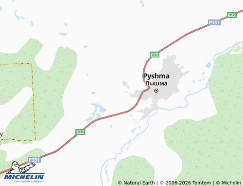 MICHELIN-Landkarte Rakita SNT - ViaMichelin