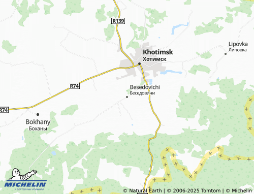 MICHELIN Besedovichi map - ViaMichelin