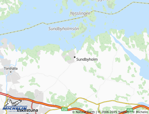 MICHELIN Sundbyholm map - ViaMichelin