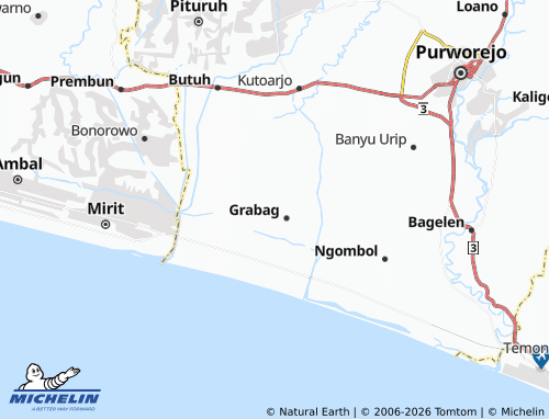 Mapa MICHELIN Wonoenggal - ViaMichelin