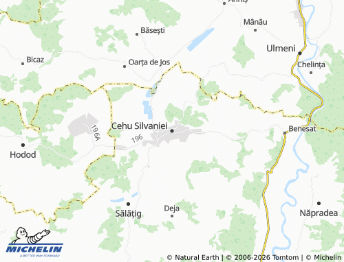 Mappa MICHELIN Cehu Silvaniei - ViaMichelin