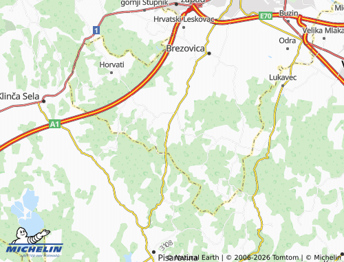 Mappa MICHELIN Kupinečki Kraljevec - ViaMichelin