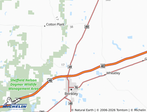 Mapa MICHELIN Fargo - ViaMichelin