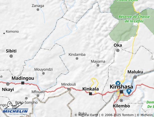 MICHELIN Kindamba map - ViaMichelin