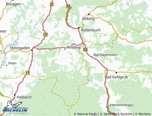 MICHELIN-Landkarte Schächen - ViaMichelin
