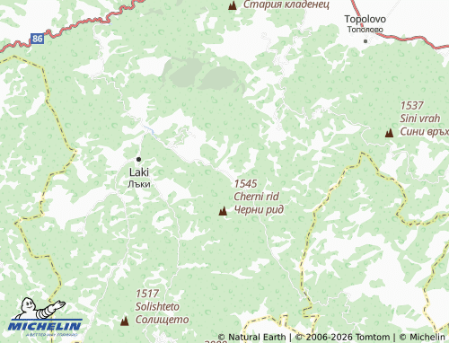 Kaart MICHELIN Belitsa - ViaMichelin