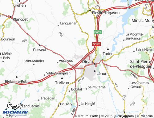 Mappa MICHELIN Quévert - ViaMichelin