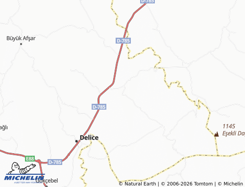 MICHELIN Çoğul map - ViaMichelin