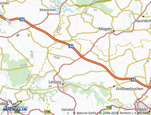 MICHELIN Bockelwitz map - ViaMichelin
