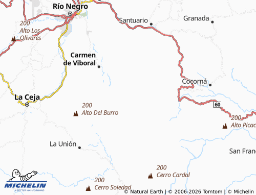 Carte MICHELIN Boquerón - ViaMichelin