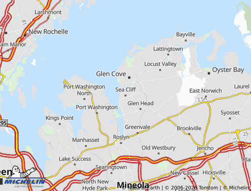 Mapa MICHELIN Sea Cliff - ViaMichelin