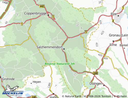MICHELIN-Landkarte Salzhemmendorf - ViaMichelin