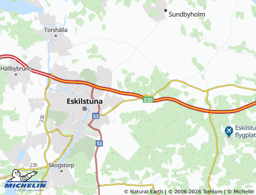 Mapa MICHELIN Grönsta - ViaMichelin