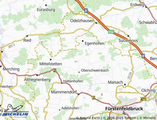MICHELIN Herrnzell map - ViaMichelin