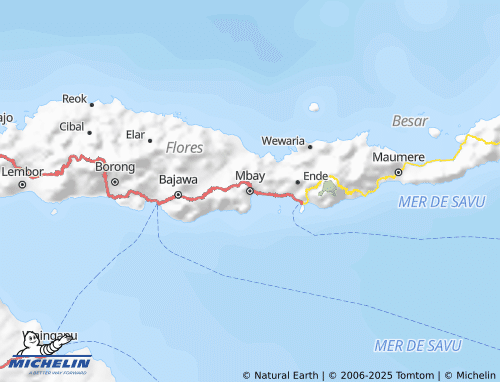 MICHELIN Nagekeo map - ViaMichelin
