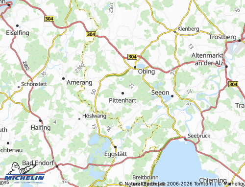 Mappa MICHELIN Pittenhart - ViaMichelin