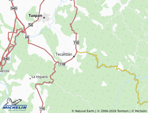 Mapa MICHELIN Tecalitlán - ViaMichelin