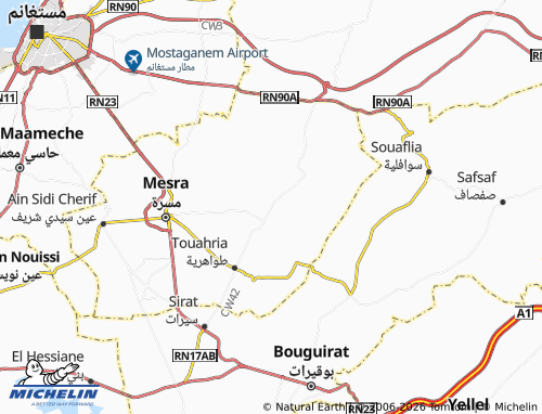 Mappa MICHELIN Mansourah - ViaMichelin