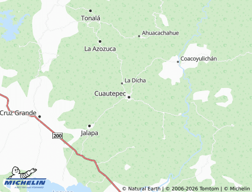 MICHELIN De Las Flores map - ViaMichelin