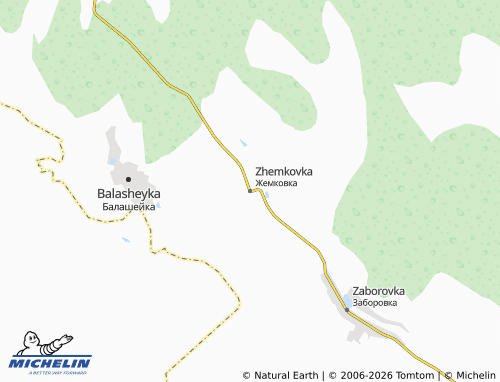 MICHELIN-Landkarte Zhemkovka - ViaMichelin