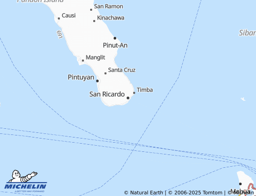 MICHELIN San Ricardo map - ViaMichelin