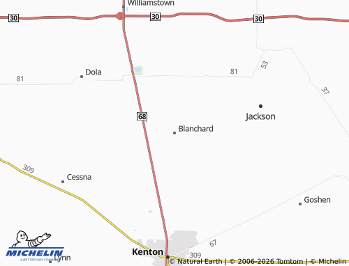 Mappa MICHELIN Blanchard - ViaMichelin