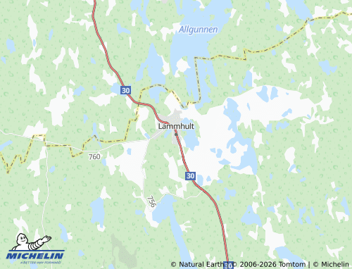 MICHELIN-Landkarte Lammhult - ViaMichelin