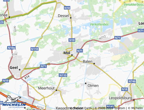 MICHELIN Mol map - ViaMichelin