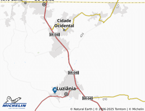 MICHELIN Cidade Osfaya map - ViaMichelin