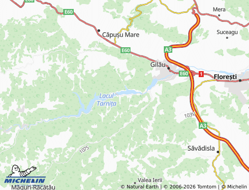 Carte MICHELIN Someșu Cald - ViaMichelin