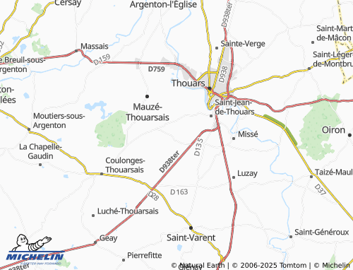 MICHELIN Le Ruault map - ViaMichelin