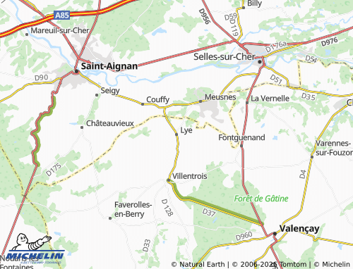 Mapa MICHELIN Lye - ViaMichelin