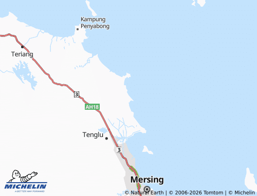 Mapa MICHELIN Tanjung Arong - ViaMichelin