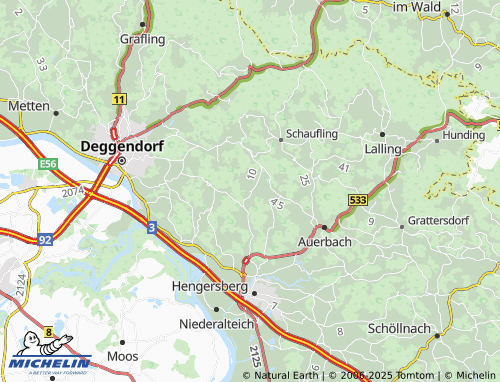 MICHELIN-Landkarte Oberfrohnstetten - ViaMichelin