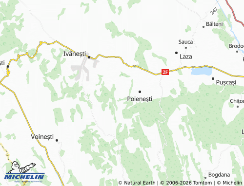 Mappa MICHELIN Frasinu - ViaMichelin