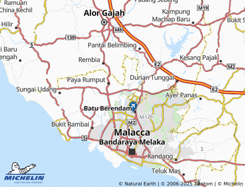Mapa MICHELIN Kampung Tampoi - ViaMichelin