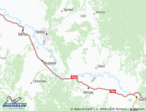 Mapa MICHELIN Roșia - ViaMichelin