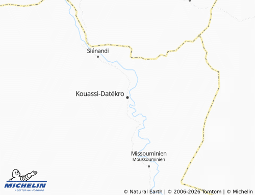 MICHELIN-Landkarte Kouassi-Datékro - ViaMichelin