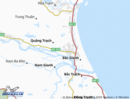 Mapa MICHELIN Quảng Long - ViaMichelin