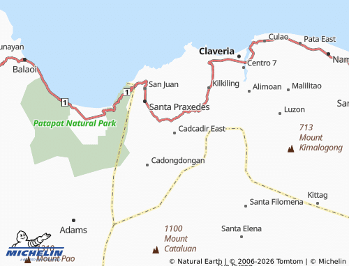 MICHELIN Cadcadir East map - ViaMichelin