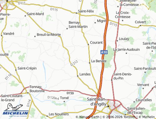 Mapa MICHELIN Lussaud - ViaMichelin