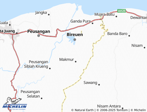 MICHELIN Meureubo map - ViaMichelin