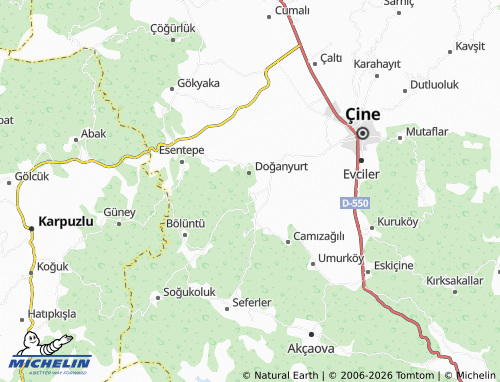 MICHELIN Kabataş map - ViaMichelin