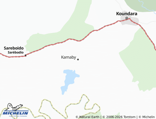 MICHELIN Kamaby map - ViaMichelin