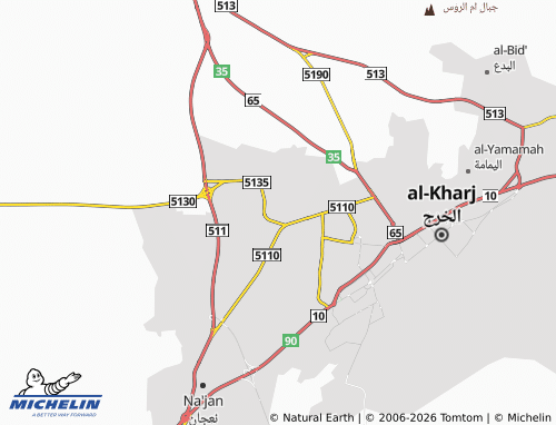 Carte MICHELIN al-Nahdah - ViaMichelin
