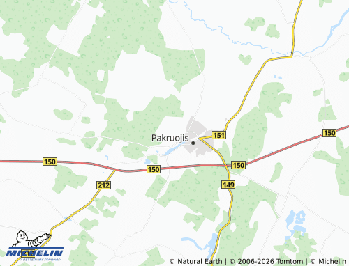Mappa MICHELIN Sigutėnai - ViaMichelin