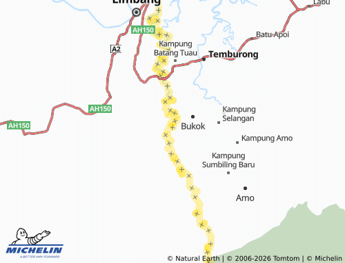 Mappa MICHELIN Kampung Bakarut - ViaMichelin