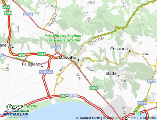 Mapa MICHELIN Massafra - ViaMichelin