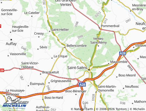 Mapa MICHELIN Rosay - ViaMichelin